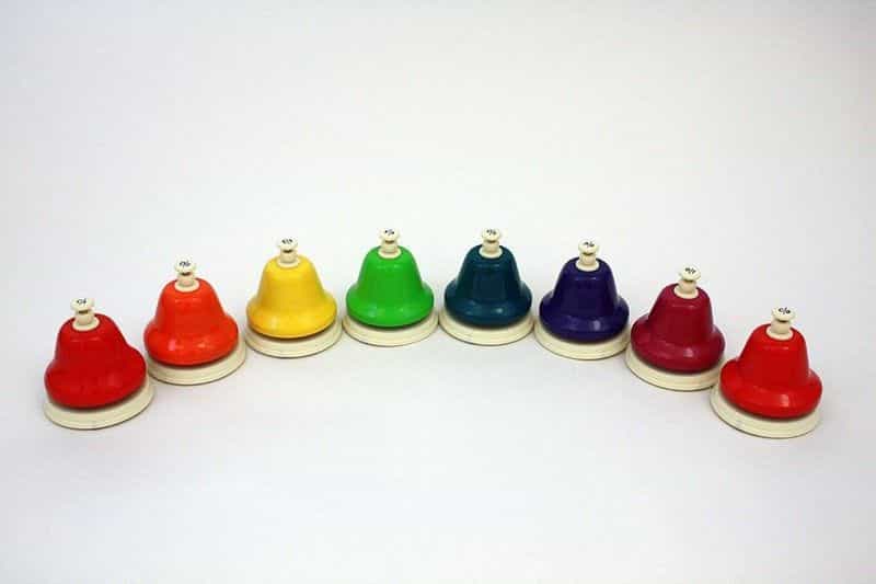 Chroma-Notes® 8-Note C Major Diatonic Desk Bell Set