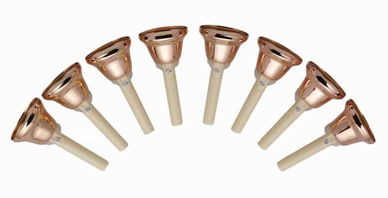 8-Note C Major Diatonic Scale Single Ring Melody Bell Set