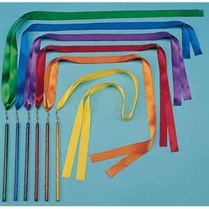 Set Of 6 72" Ribbon Wands