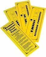 Recorder Fingering Flash Cards