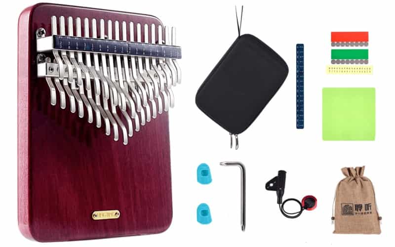 Lingting 34 Key Chromatic Kalimba | C Major（Under）And #C Major（Above）