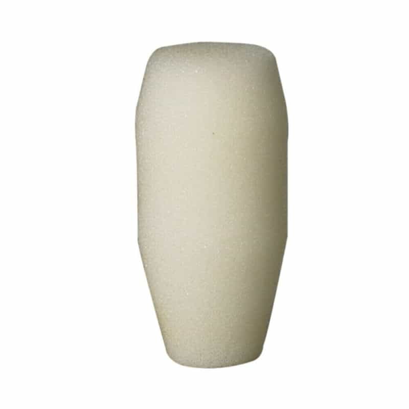 Small Foam Windscreen – White