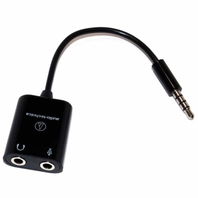 Adapter To Allow Use Of Battery Powered And Wireless Microphones With Smartphones, Iphone/Ipad And Computer Combo Jacks