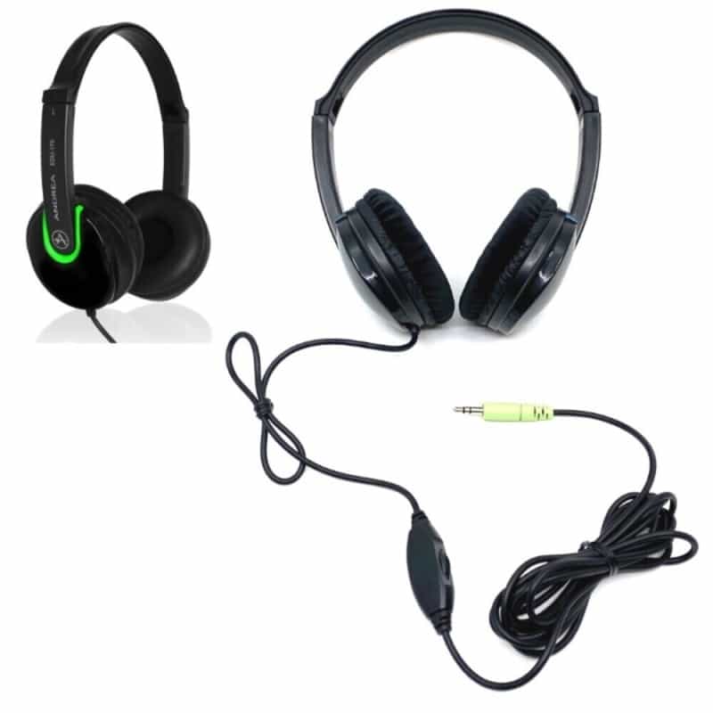 High Fidelity On-Ear Stereo Headphone With In-Line Volume Control
