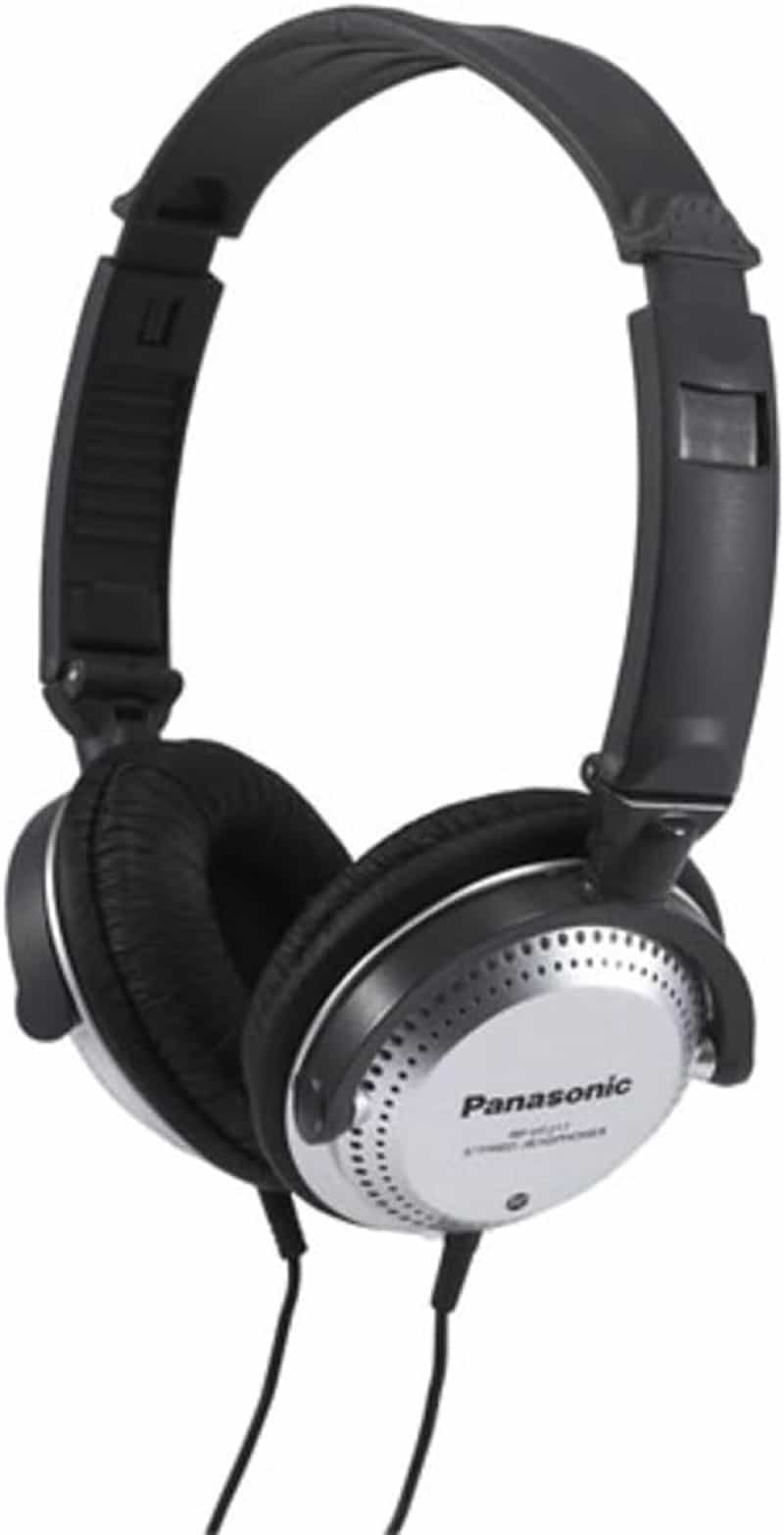 Panasonic Stereo Headphones On-Ear Headphones With Xbs Port, Integrated Volume Controller And Lightweight Foldable Design
