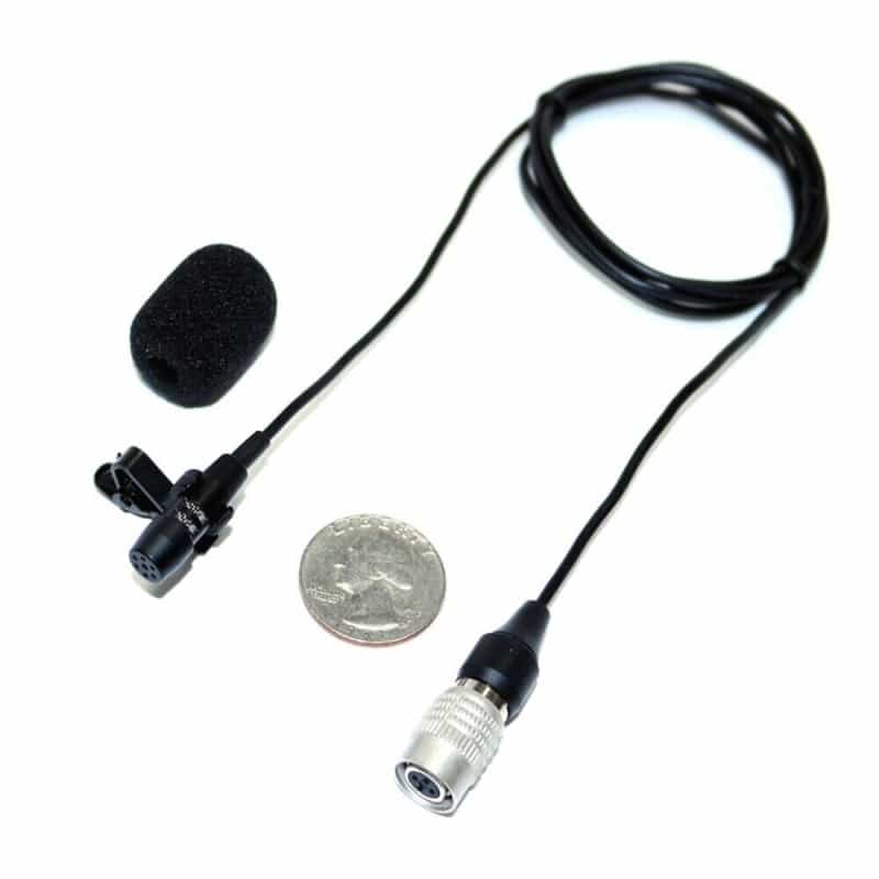 Mini Cardioid Condenser Lavalier Microphone For Audio Technica Unipack Wireless Systems – Alternative To At831cw
