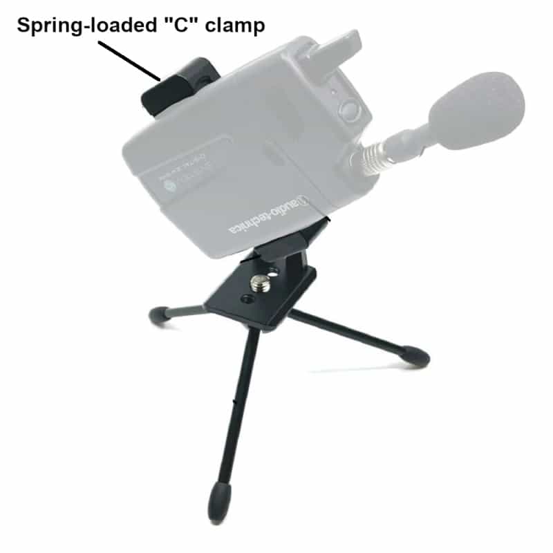 Foldable Tripod For Mobile Phones And Wireless Transmitters