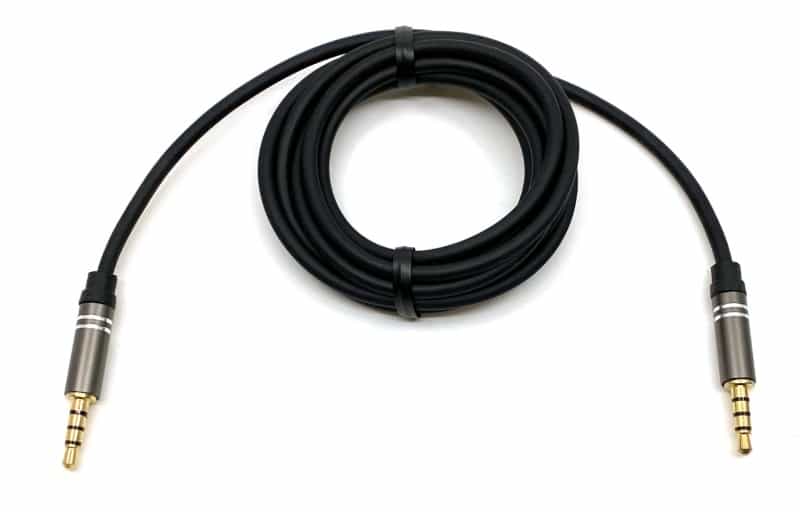 Professional Gold Plated Trrs 3.5Mm (1/8 Inch) To 3.5Mm (1/8 Inch) Mono/Stereo Patch Cable 6 Ft