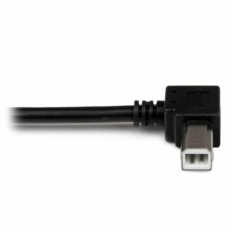 3M Usb 2.0 A To Left Angle B Cable – Male To Male