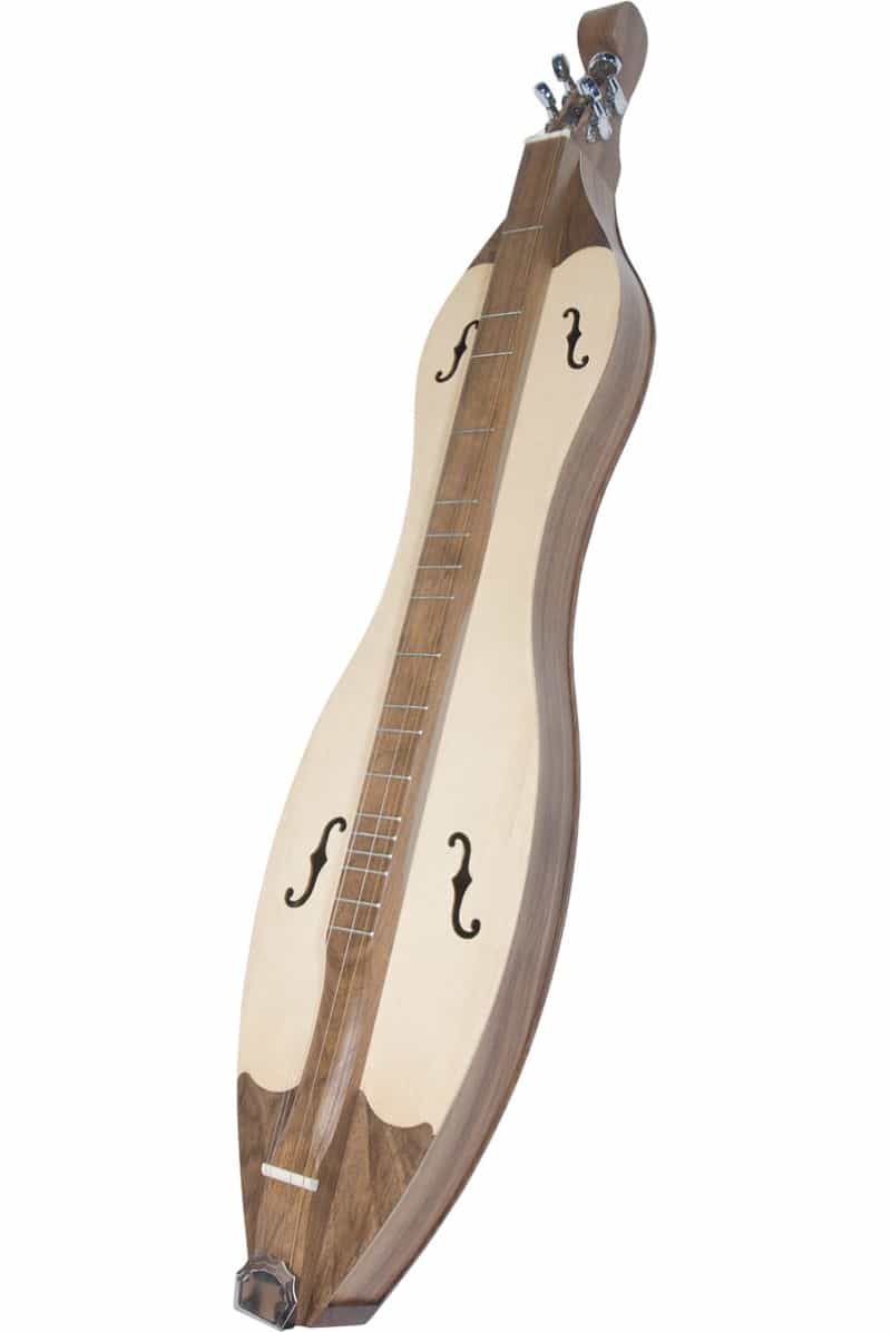 Roosebeck Grace Mountain Dulcimer 4-String Vaulted Fretboard Spruce F-Holes - Walnut