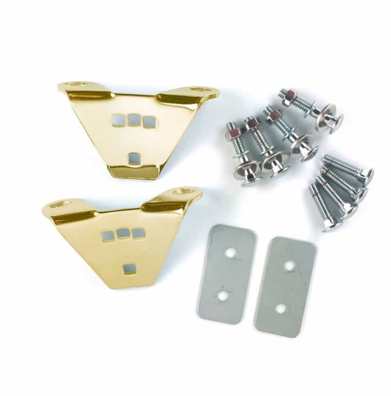 Lp Double Conga Mounting Bracket Gold, 2 Pcs