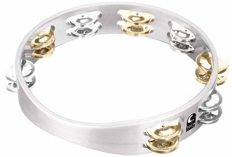 Toca 10" Colorsound Tambourine, White