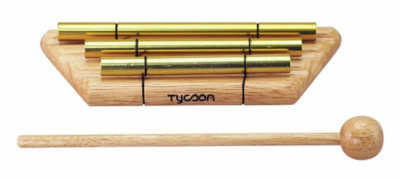 Tycoon 3 Gold Plated Chimes On Siam Oak Bar