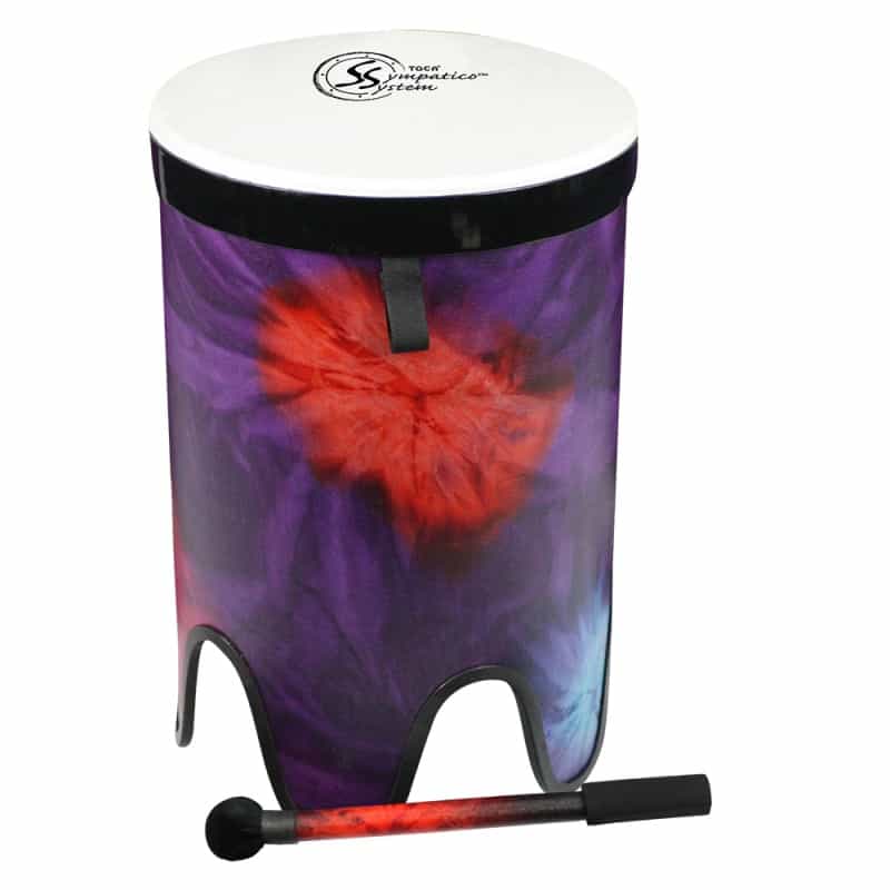 Toca Sympatico Nesting Tom-Tom 16", Woodstock Purple Pretuned Fiber W/ Dot