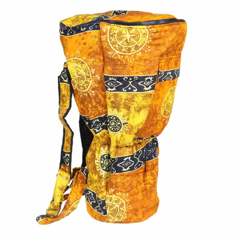 X8 Drums Gold Celestial Djembe Drum Backpack 10X20