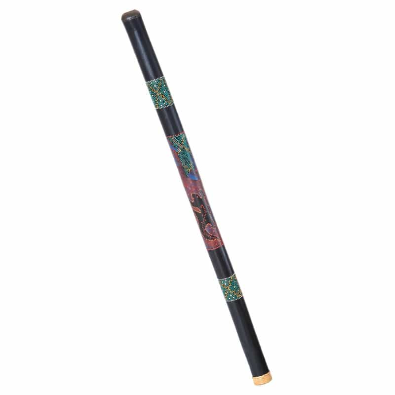 Bamboo Didgeridoo, Black Painted W/ Bag