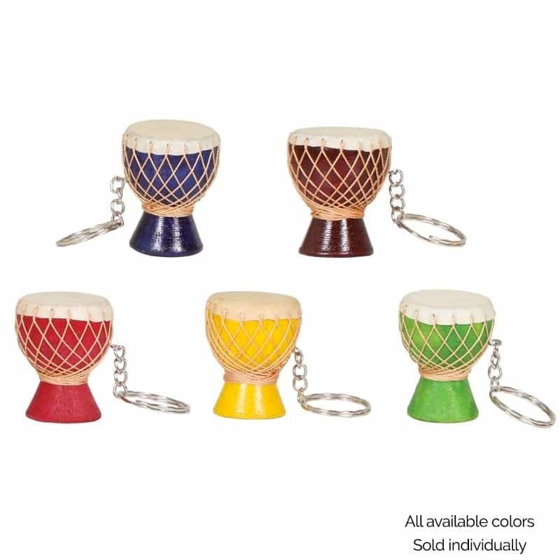 Djembe Keychain, Brown